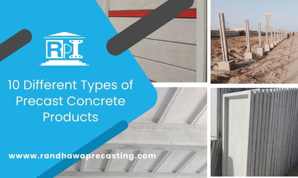 different type of precast products